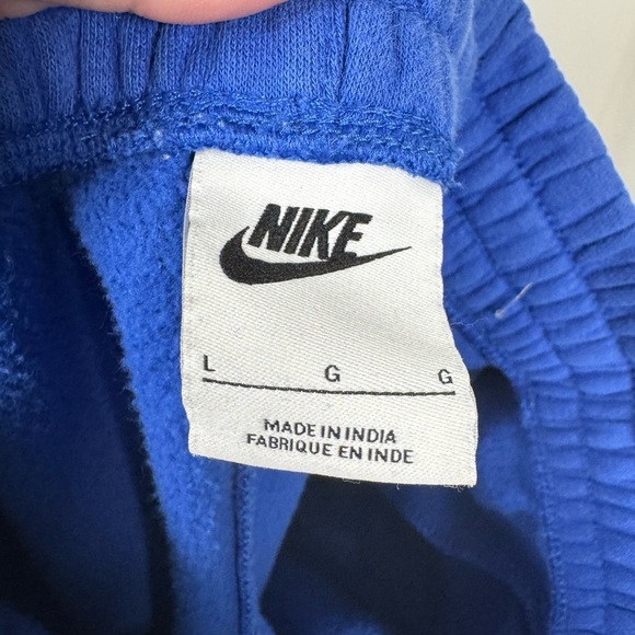 Nike Girls Colbolt Blue Joggers With Pink Groovy Logo Size Large - Picture 8 of 10